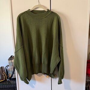 Oversized Chunky Balloon Sleeve Sweater